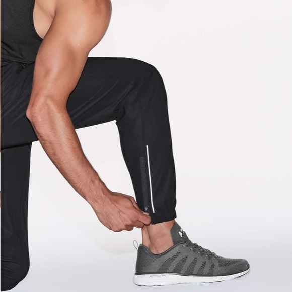 •••sold••• lululemon | men’s surge jogger 29” black with hem zippers medium - Picture 1 of 16